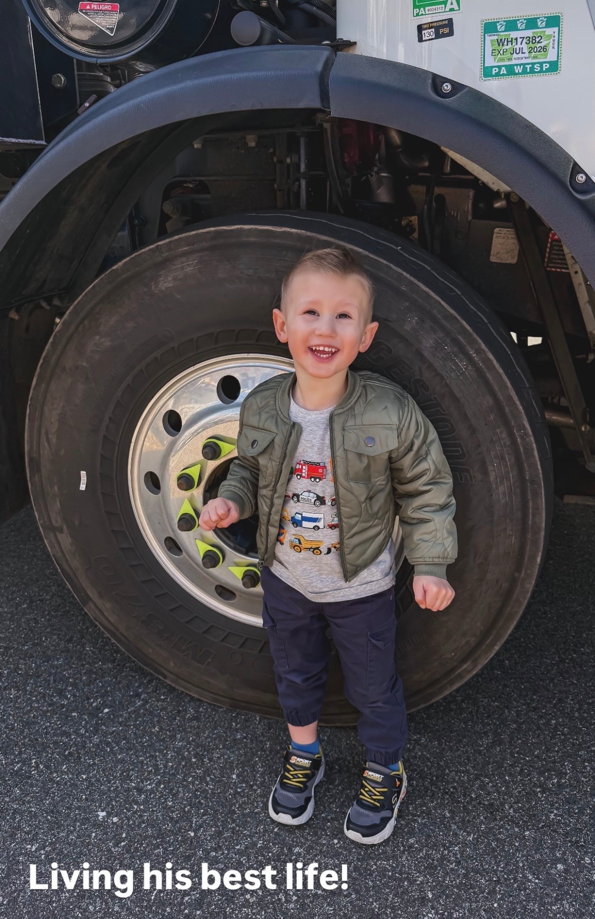 Living his best life surrounded by big trucks! 

#LTKdayinmylife #LTKKids #LTKmomlife