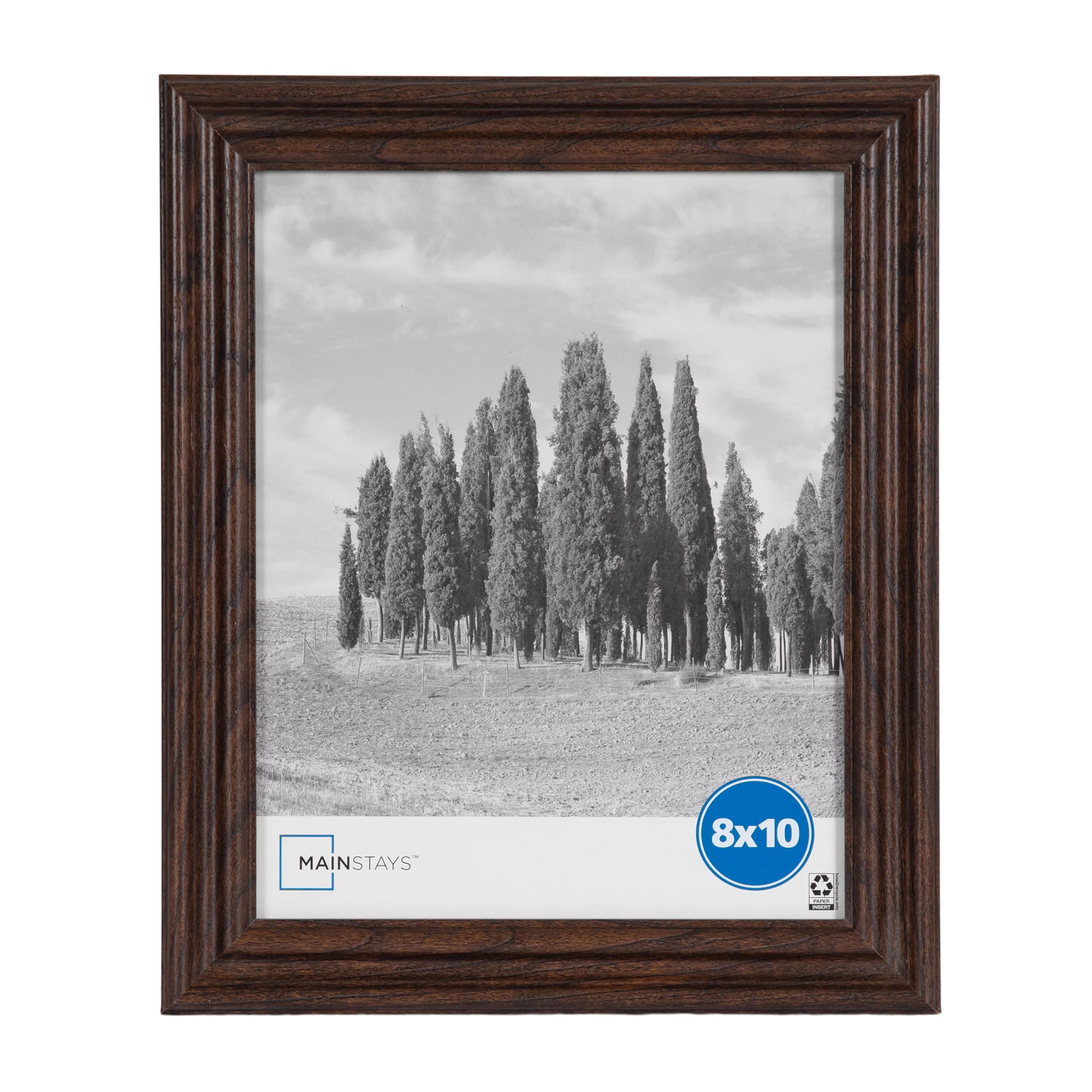 Mainstays 8x10 Traditional Gallery Wall Picture Frame, Brown | Walmart (US)