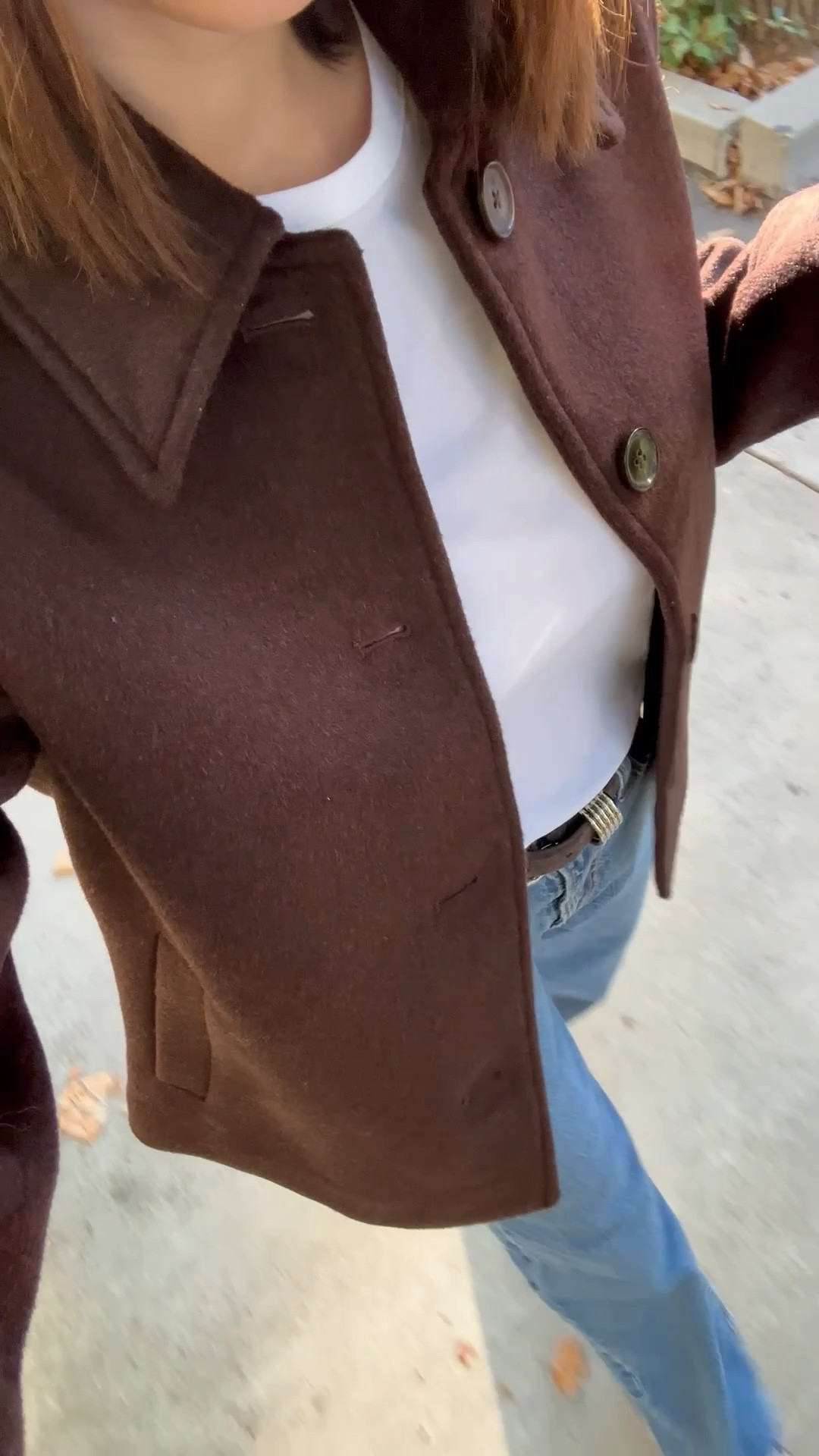 #abercrombiepartner 20% off almost everything* + extra 25% off with stackable code (AFLTK)**! 

@abercrombie Short wool blend coat - size small, great short but not too cropped jacket

Wide leg jeans - tts reg length, love these a casual everyday jean. Great length to wear with sneakers on my 5’4” 

*Offer valid in stores and online September 25, 2025 to September 29, 2025 in US/CA. Exclusions apply as indicated. Online price reflects discount.

**Use code AFLTK to get an additional 25% off everything at checkout from 9/26/25-9/29/25 in US/CA. Excludes clearance and gift cards. See details online.

#LTKFallSale #LTKFindsUnder100