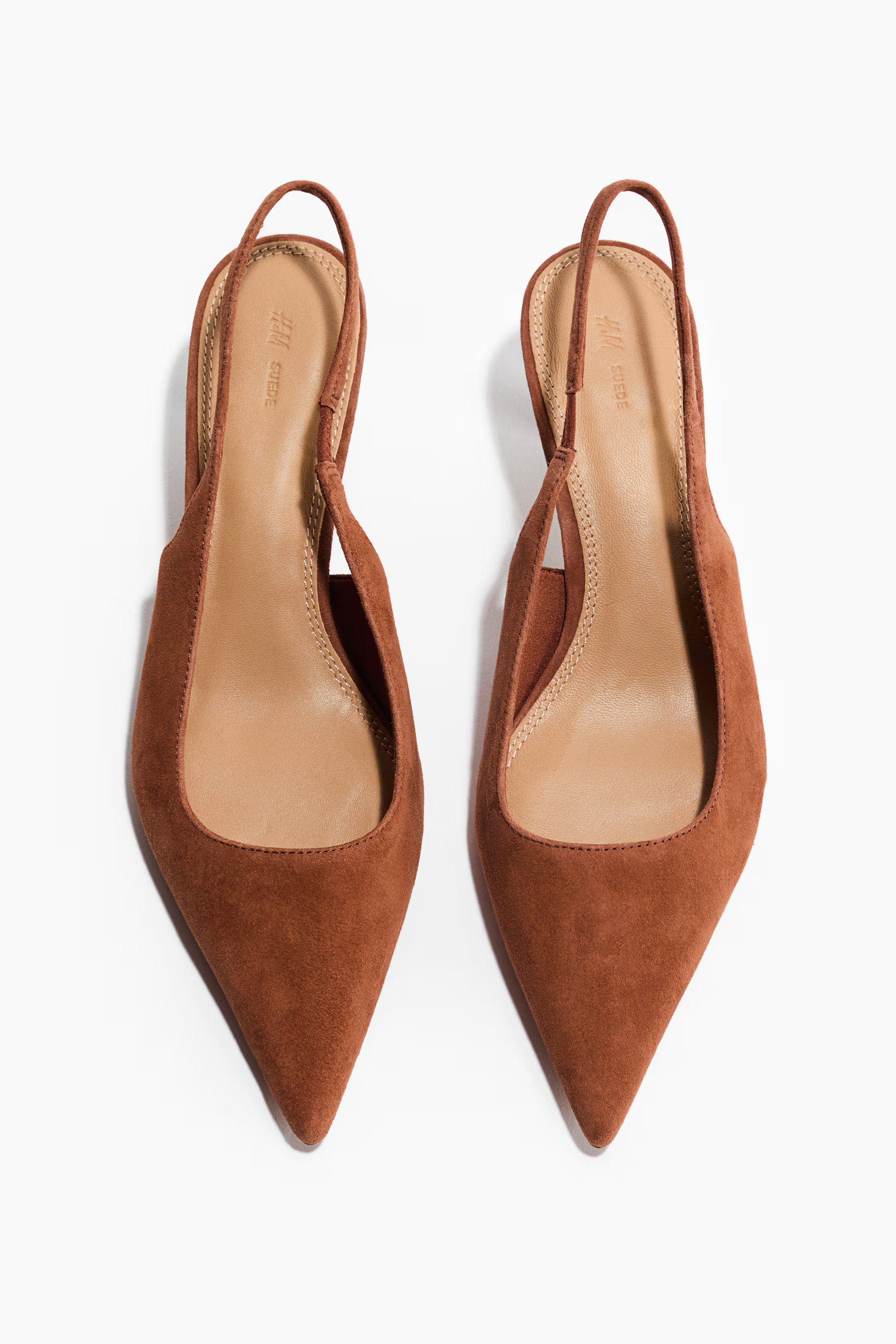 Pointed Suede Slingbacks | H&M (US + CA)