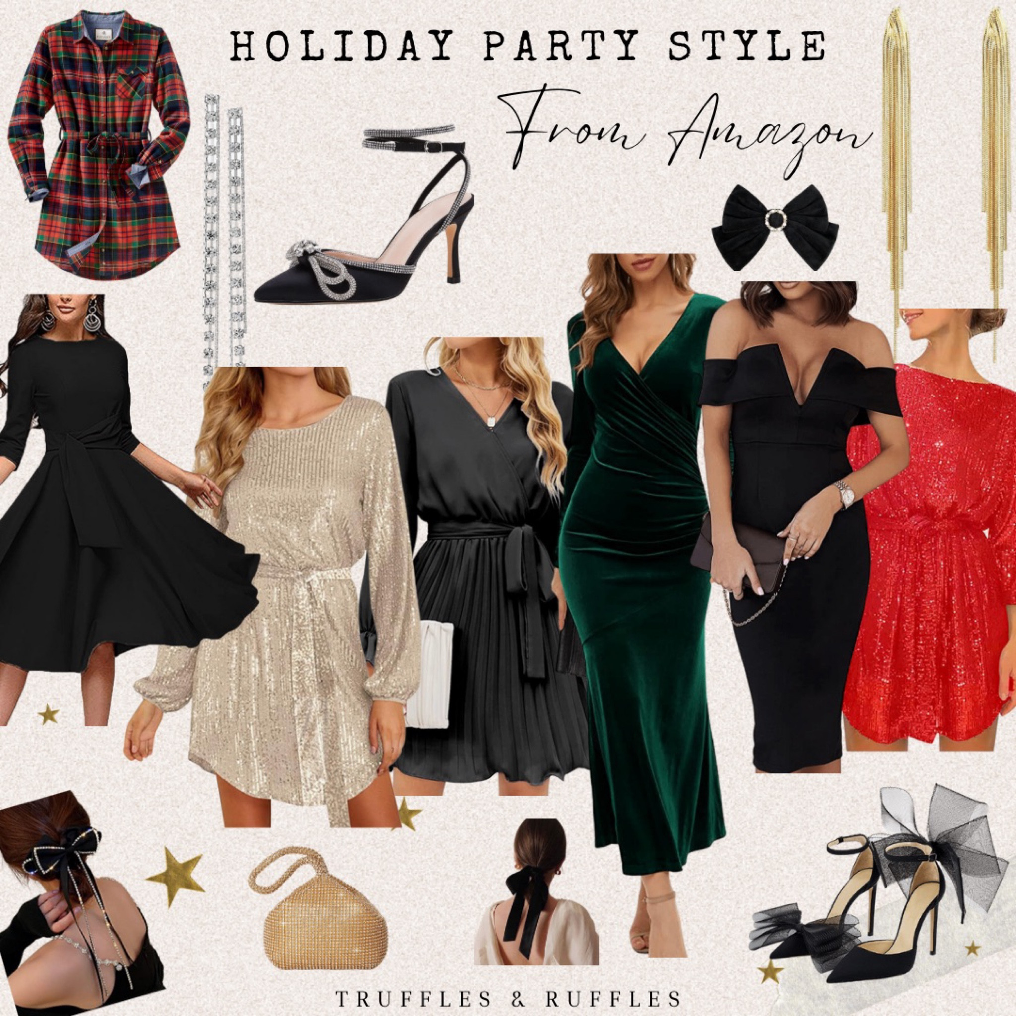 Holiday Party by Amazon ✨ womens holiday dresses//amazon fashion//amazon holiday//Christmas party dress//holiday heels//holiday purse//sparkle sequins dress//classy holiday dresses//trufflesandruffles_xoxo

#LTKstyletip #LTKHoliday #LTKSeasonal