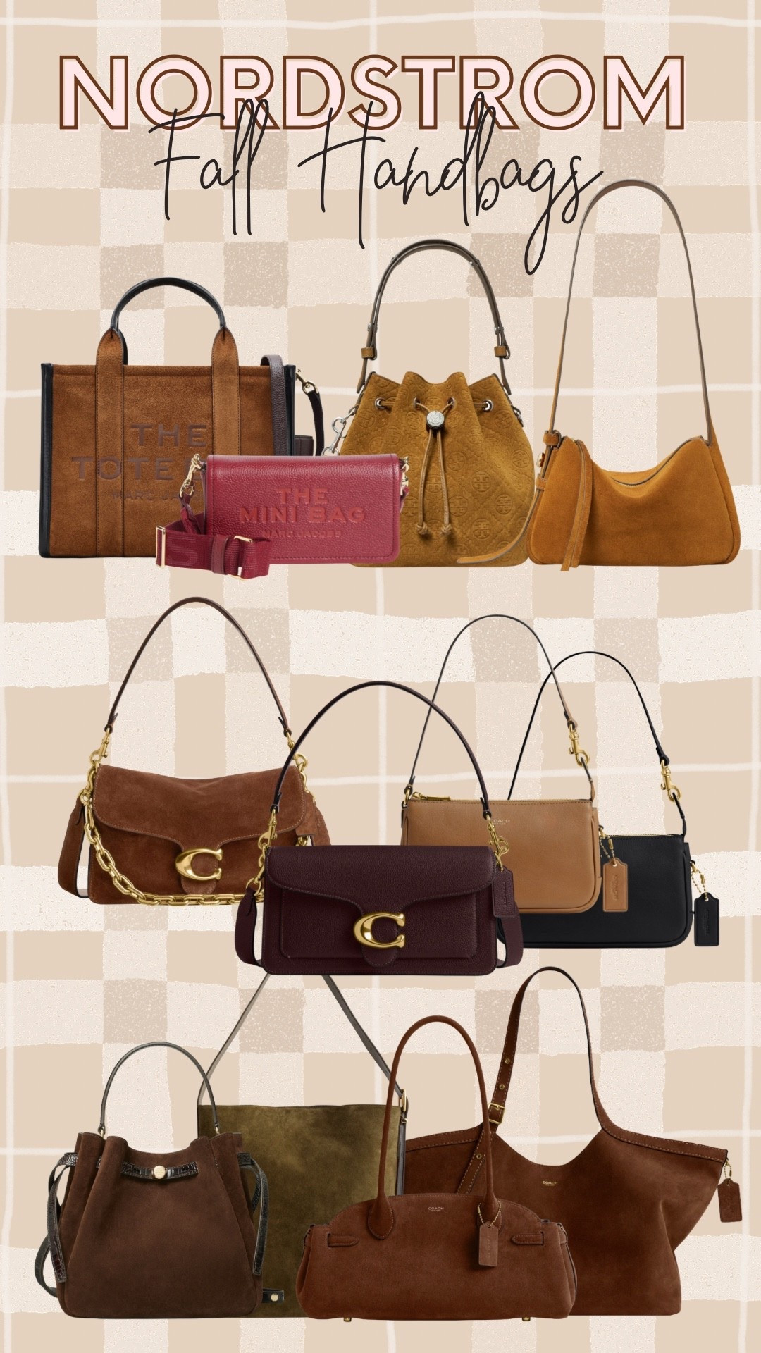 The perfect bags for fall! 

Romy bag, suede handbag, coach hand bag, Tory Burch, smiles and pearls

#LTKootd #LTKOver40 #LTKMidsize