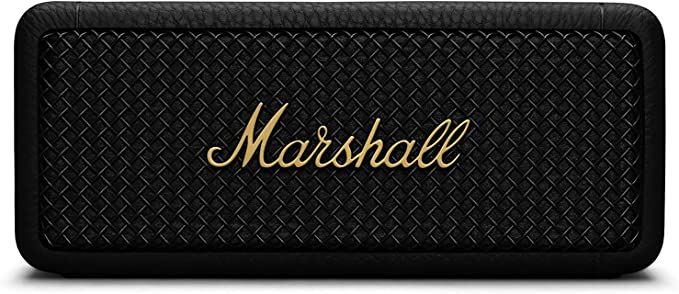Marshall Emberton II Portable Bluetooth Speaker - Black & Brass | Amazon (US)