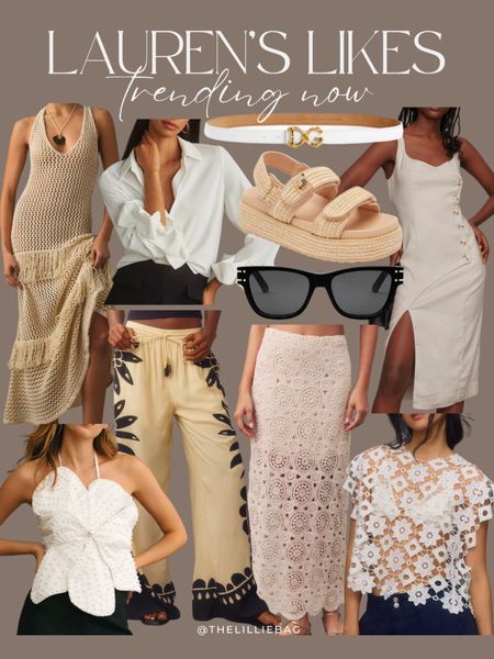 Lauren’s likes! Including new Anthropologie and Nordstrom arrivals✨ 

Summer dress. Sandals. White blouse. Summer outfit. Skirt. 

#LTKFindsUnder100 #LTKSeasonal #LTKStyleTip