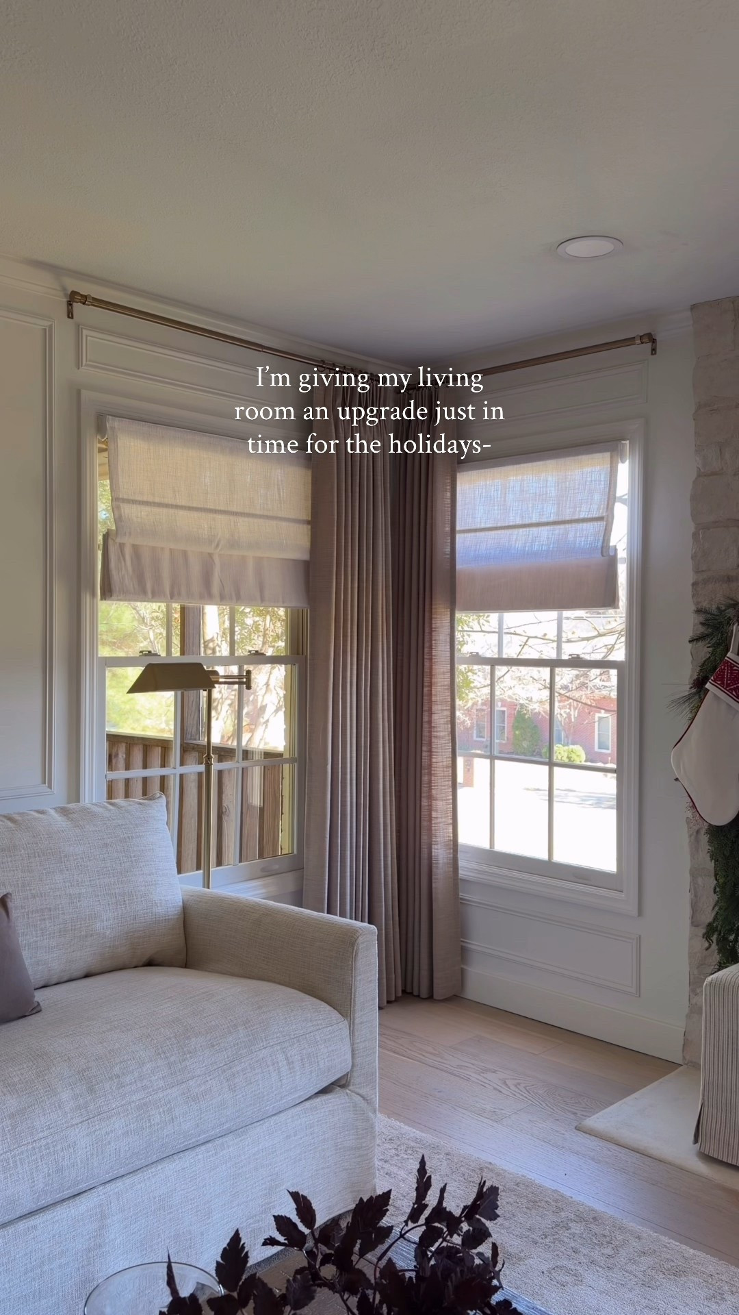 I swapped in these warm-toned curtains and remote-operated roman shades from @twopagescurtains and this space has never felt more functional and cozy! 

Black Friday deals are happening now, so it’s the perfect time to refresh your space too! ✨Use my code LOVELETTERS to save 27% off ✨ 

Details: 

Liz Linen Drapes
Color: Grey Beige 
french pleat | unlined

Motorized Roman Shades Cordless
Liz Linen 
Beige White 1908-1
Inside Mount
15-Channel Remote
unlined

#twopageshome

#LTKSaleAlert #LTKHome #LTKHoliday