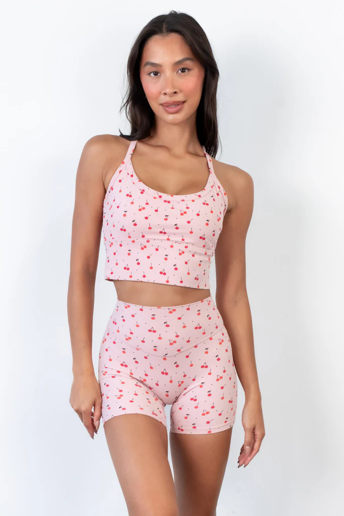 Cloud II™ Y Longline - Cherry Print | Vitality