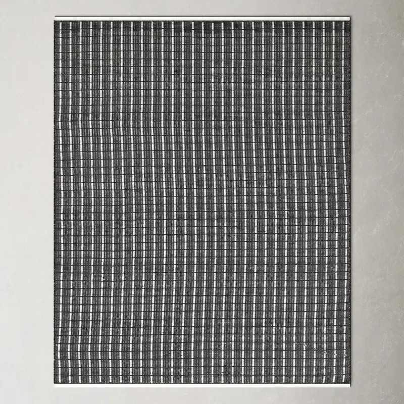 Malmo Handmade Recycled P.E.T. Black/White Indoor/Outdoor Rug | Wayfair North America