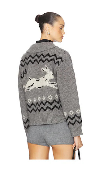 Cecily Cardigan in Grey | Revolve Clothing (Global)