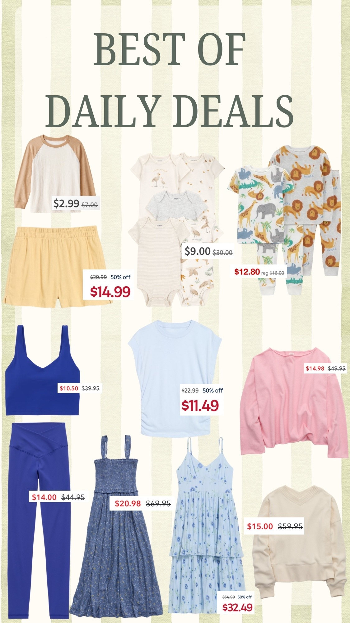 Daily deals that are too good to miss!!!

#LTKSeasonal #LTKSaleAlert #LTKmomlife