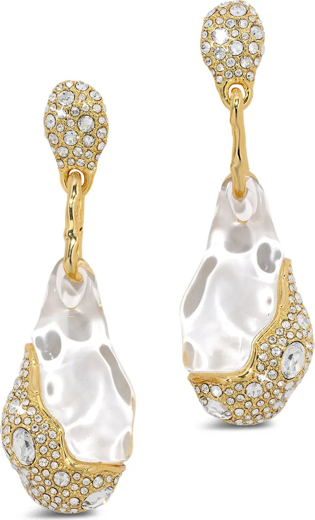 Liquid Lucite® Crystal Pavé Earrings | Nordstrom