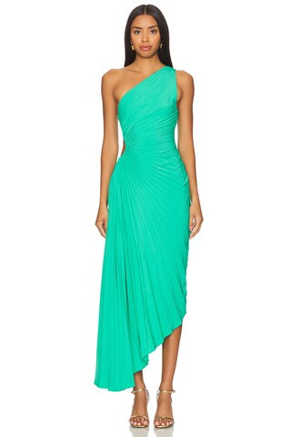 A.L.C. Delfina Dress in Deep Mint from Revolve.com | Revolve Clothing (Global)