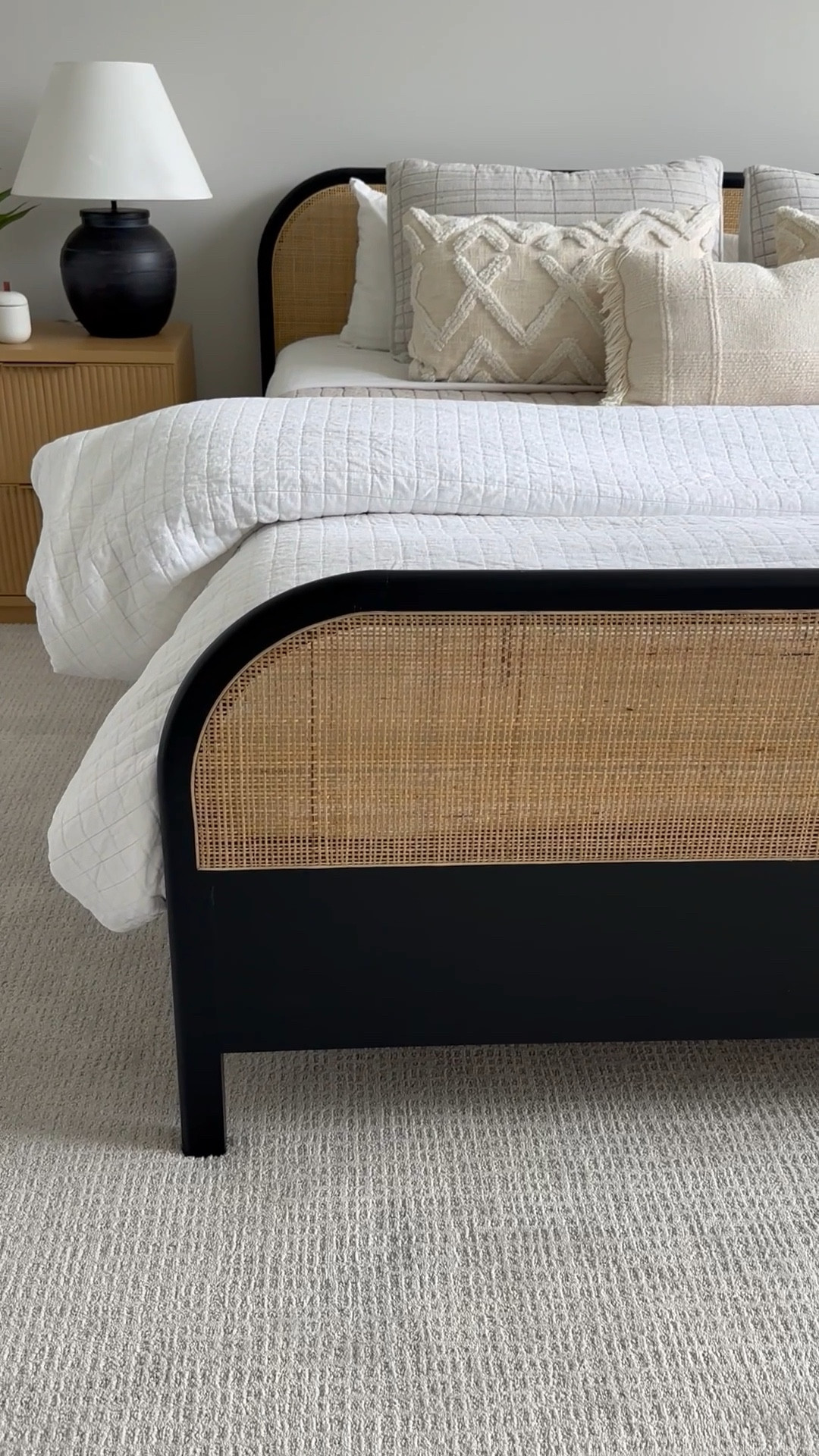 Love my caned bed. Such great quality and has gorgeous details. The black with the natural caning is so pretty. 
@allmodern 
Bedroom furniture 
Caned bed
Beds
Wayfair


#LTKSaleAlert #LTKWatchNow #LTKHome