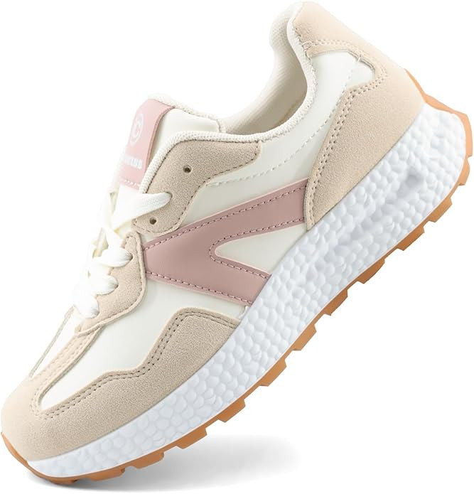 Athletic Walking Shoes for Women Popcorn Sole Sports Sneakers Color Block Classic Shoes for Walki... | Amazon (US)