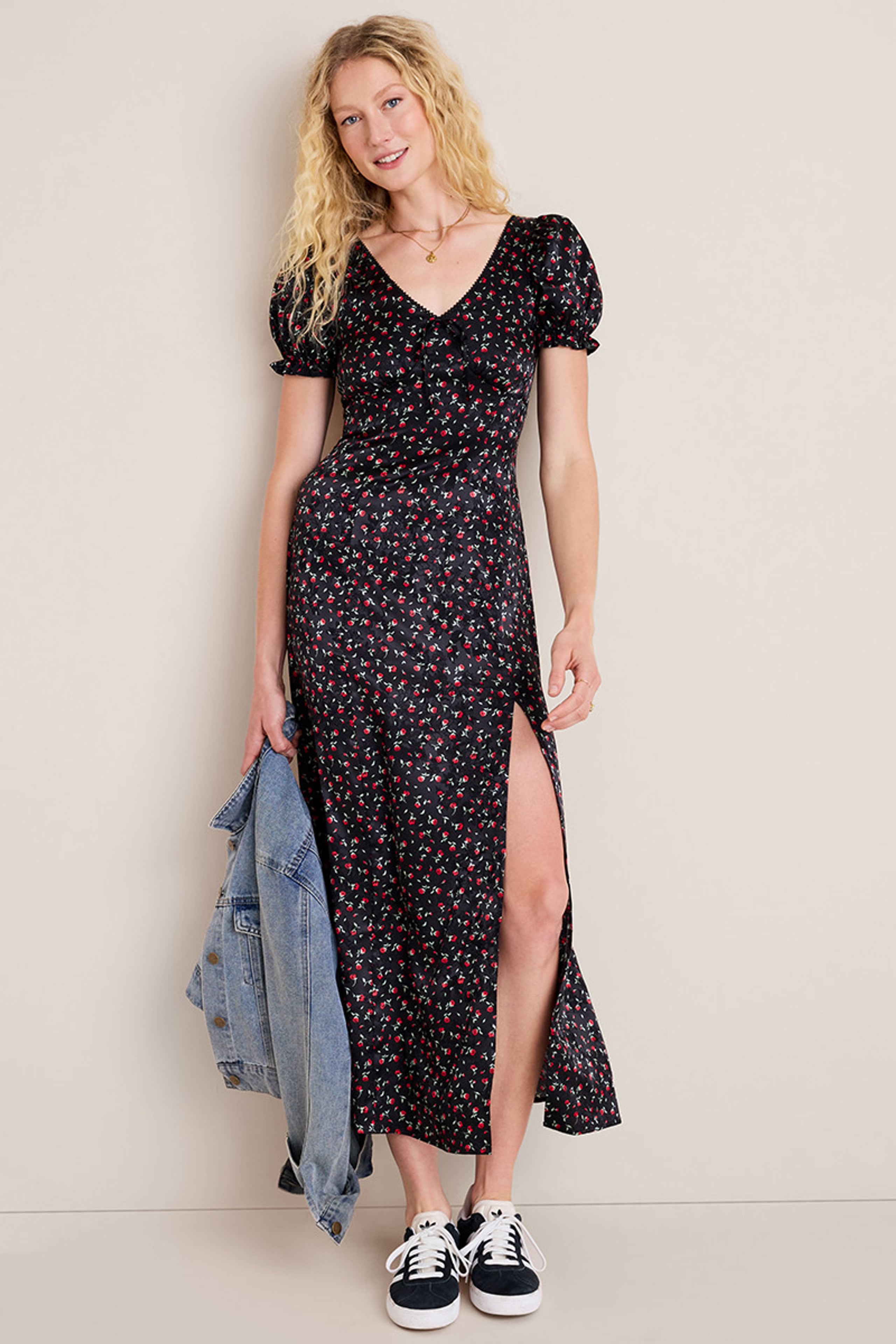 Mia Ditsy Floral Midi Dress | Francesca's