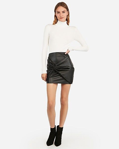 ribbed turtleneck sweater | Express