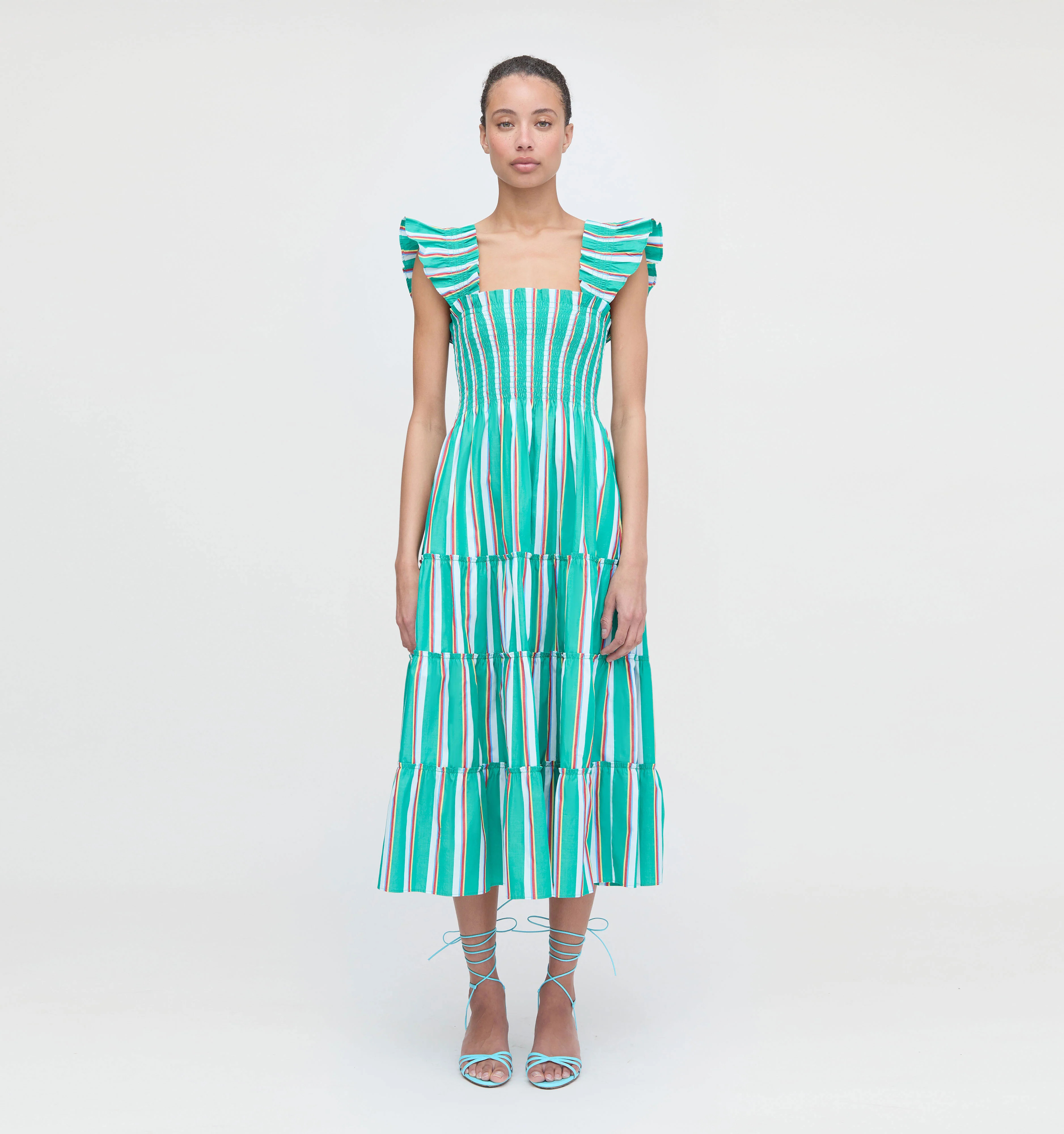 The Ellie Nap Dress - Sunset Stripe | Hill House Home US