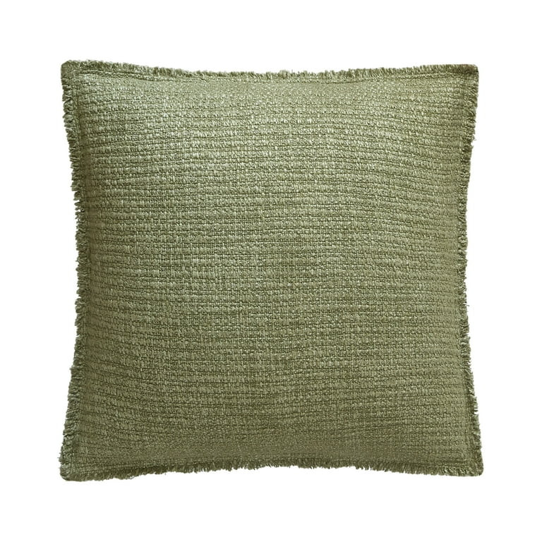 Better Homes & Gardens 22" x 22" Dark Cilantro Sunny Decorative Pillow for Adults | Walmart (US)