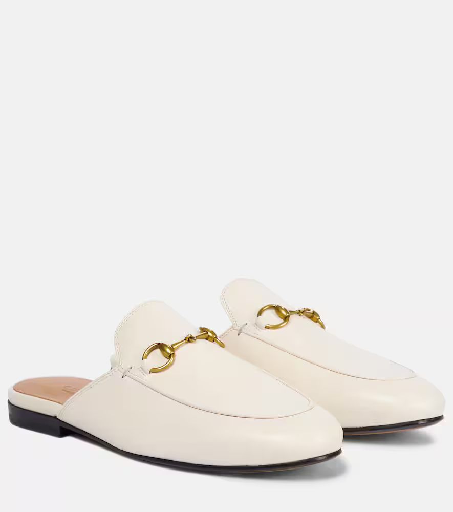 Gucci Princetown leather slippers | Mytheresa (UK)