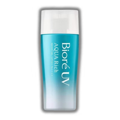 Biore UV Aqua Rich Watery Gel/ SPF 50 + PA++++ | Watery, translucent and non-sticky UV protective veil | Suitable for face and body (2.37 oz) | Target
