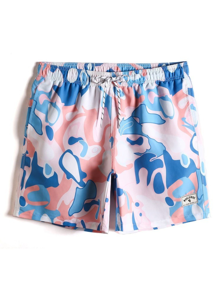  Drawstring Waist Swim Trunks | SHEIN