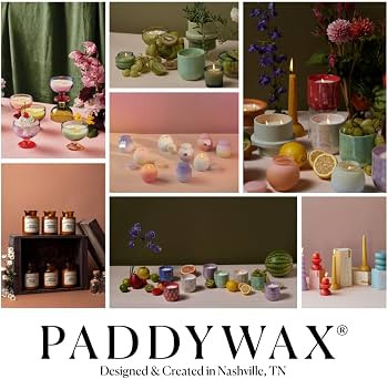 Paddywax Scented Candles Santorini Collection Greek-Inspired Candle in Matte Ceramic Jug, 8.5 Oun... | Amazon (US)