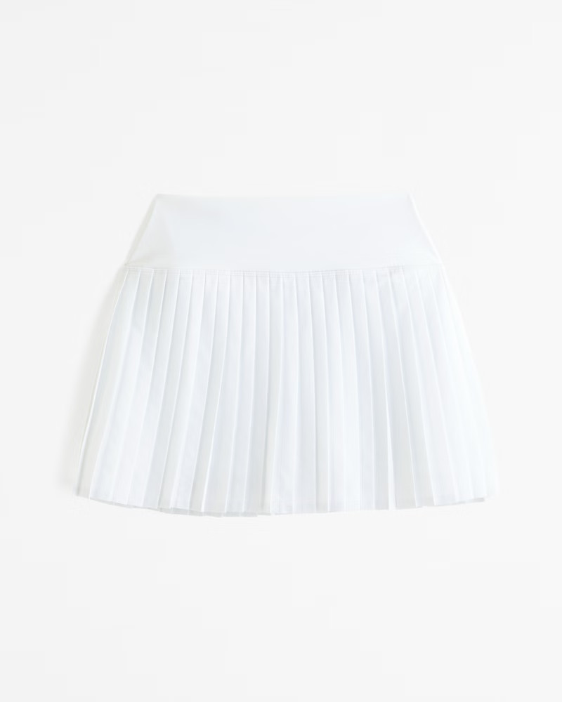 YPB motionTEK Hybrid Lined Pleated Skirt | Abercrombie & Fitch (US)