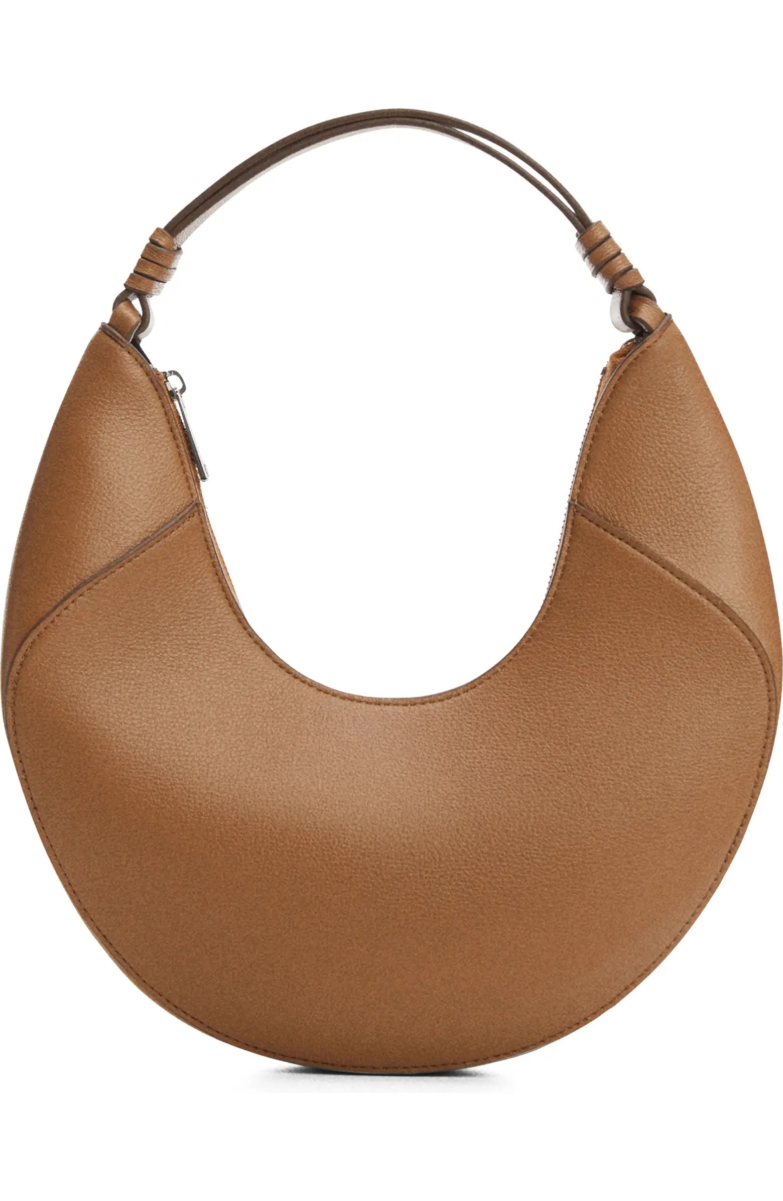 MANGO Faux Leather Hobo Bag | Nordstrom | Nordstrom