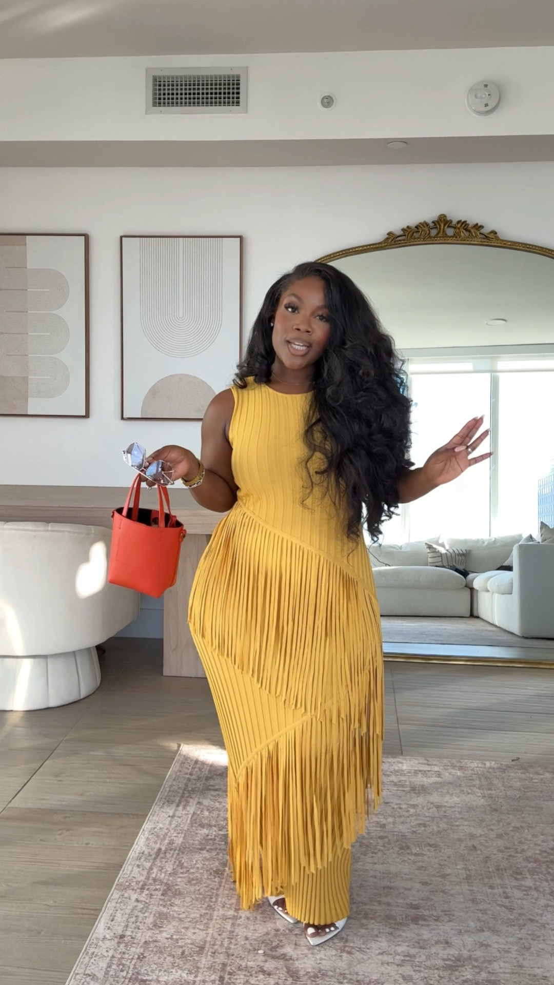 ART BASEL EVENT 1 | 12PM Studios Winter Collection Preview ✨

Dress runs big! Wearing a size M and could size down Small. 

If you know anything about Art Basel, then you know it’s a vibrant, fun, creative time in Miami and this dress was the perfect way to reflect that and kick things off.

Loved getting to preview @12pm Studios Winter Sunglasses Collection and can’t to show you guys my favorites. Just know @jeneenaylor is doing her BIG one and we love to see it!

#LTKMidsize #LTKootd #LTKgrwm