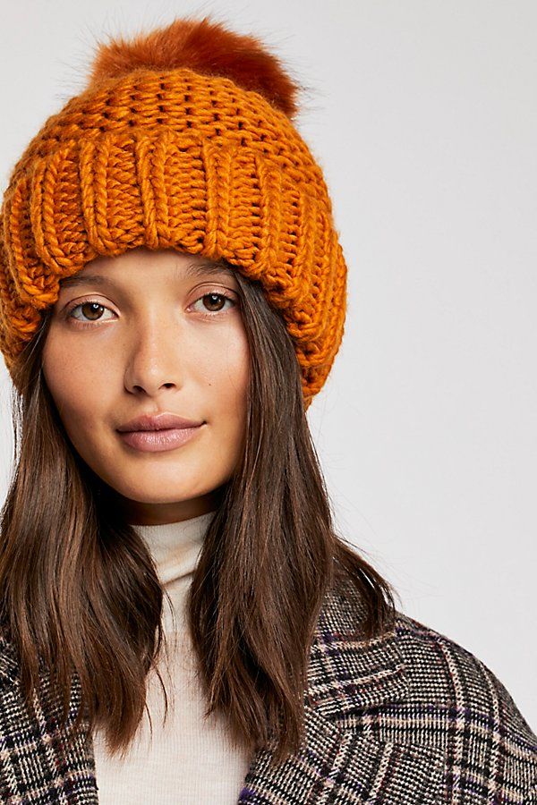 Skyline Pom Beanie by Free People | Free People (Global - UK&FR Excluded)