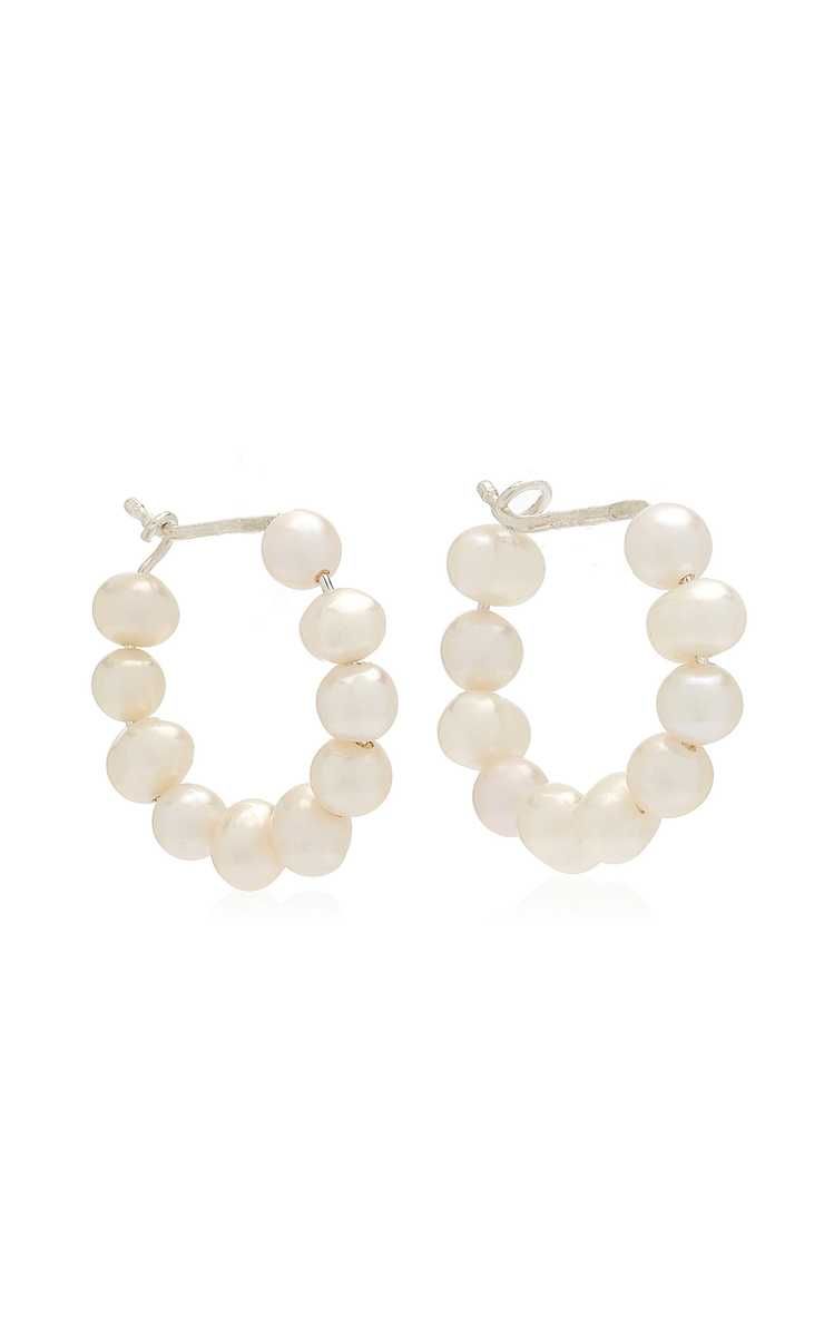 Estelle Pearl Hoops | Moda Operandi (Global)