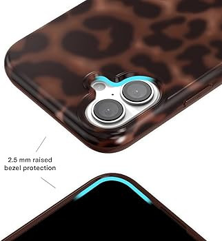 VELVET CAVIAR for iPhone 16 Case - Compatible with MagSafe [10ft Drop Tested] - It Girl Brown Leo... | Amazon (US)