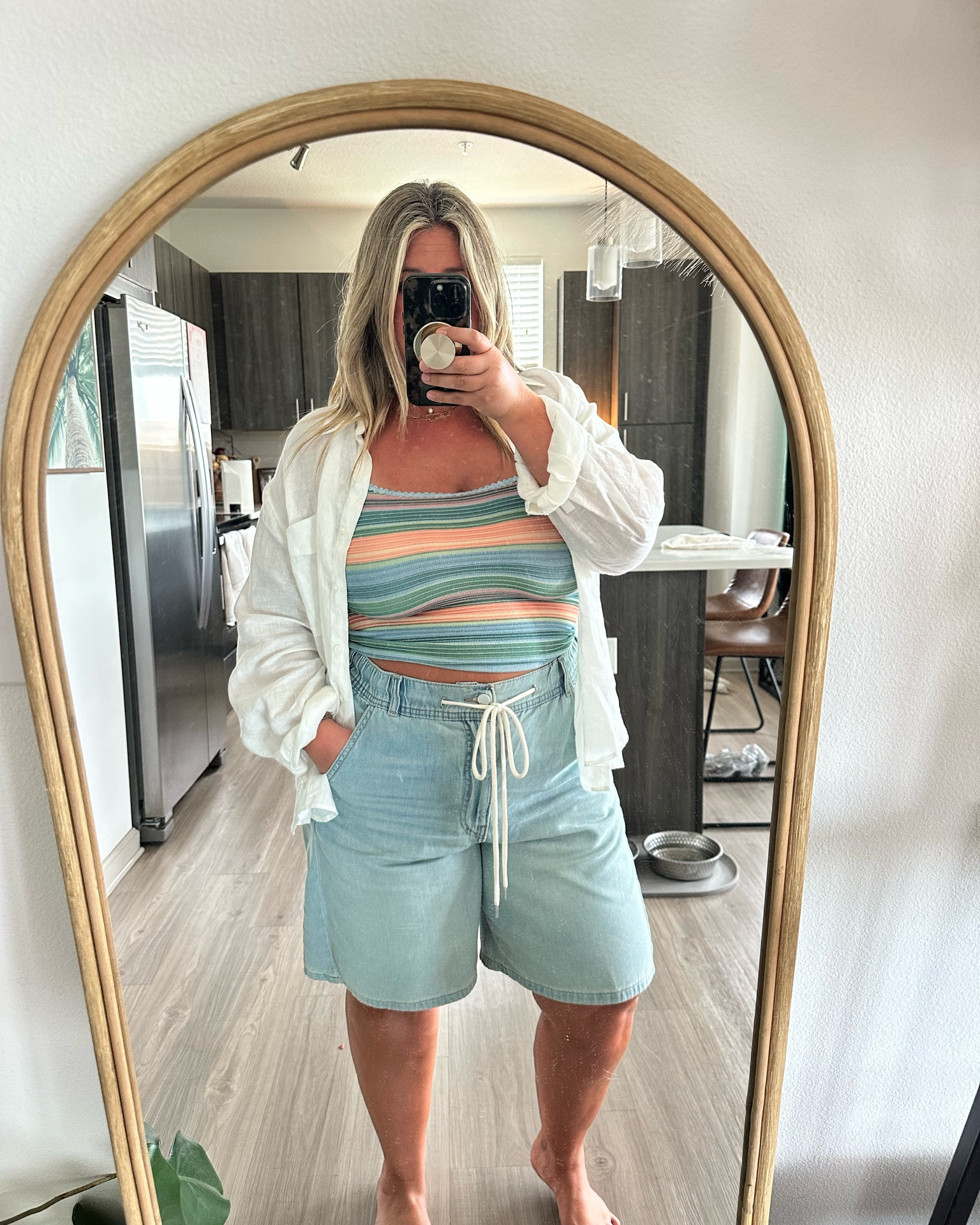 Another Anthro haul! Tops XL, shorts XL, skirt M
