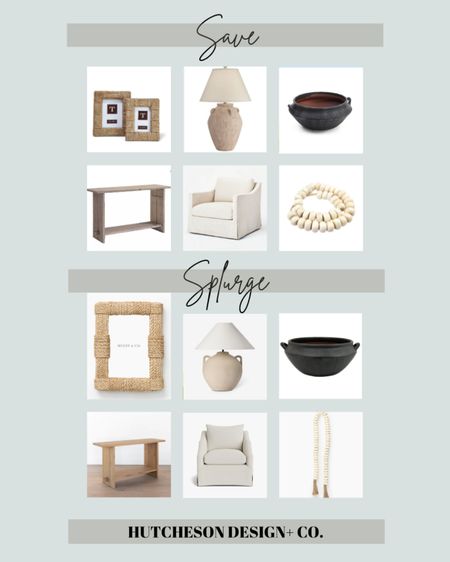 We have shopped some jaw dropping pieces to help bring your home together! There are so many great ways to style these pieces! Boujee or Budget? We have you covered! Shop your favorites below! 

Entryway table. Designer look-a-likes. Rattan Frame. Coastal Modern. White bone beads. Affordable looks. Scalloped home decor. Rope frame. Table lamps. Large pot planter. Navy Rugs.