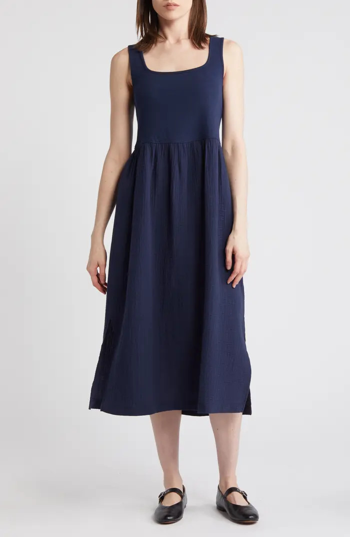 Madewell Mixed Media Tank Dress | Nordstrom | Nordstrom