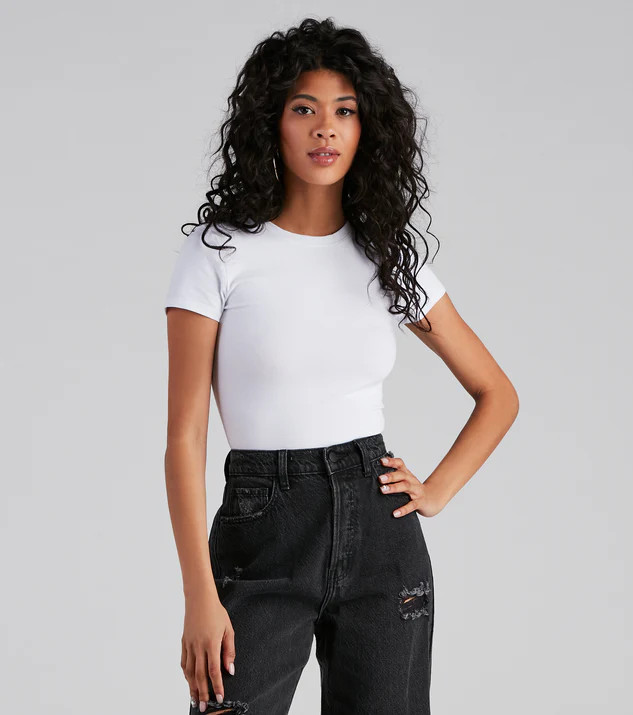 Basic Necessity Knit Bodysuit | Windsor Stores