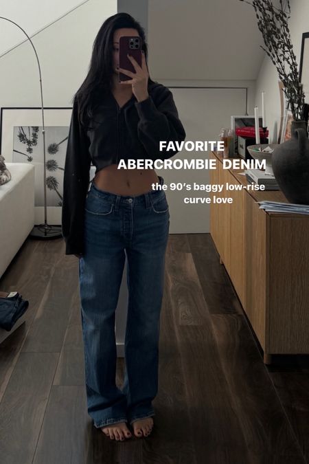 FAVORITE ABERCROMBIE DENIM 90’s baggy low rose curve love  Abercrombie's semi annual denim sale 25% off all denim + 15% off almost everything AND you can use code: DENIMAF at checkout for an
ADDITIONAL 15% off!

#LTKSpringSale #LTKGiftGuide #LTKMostLoved