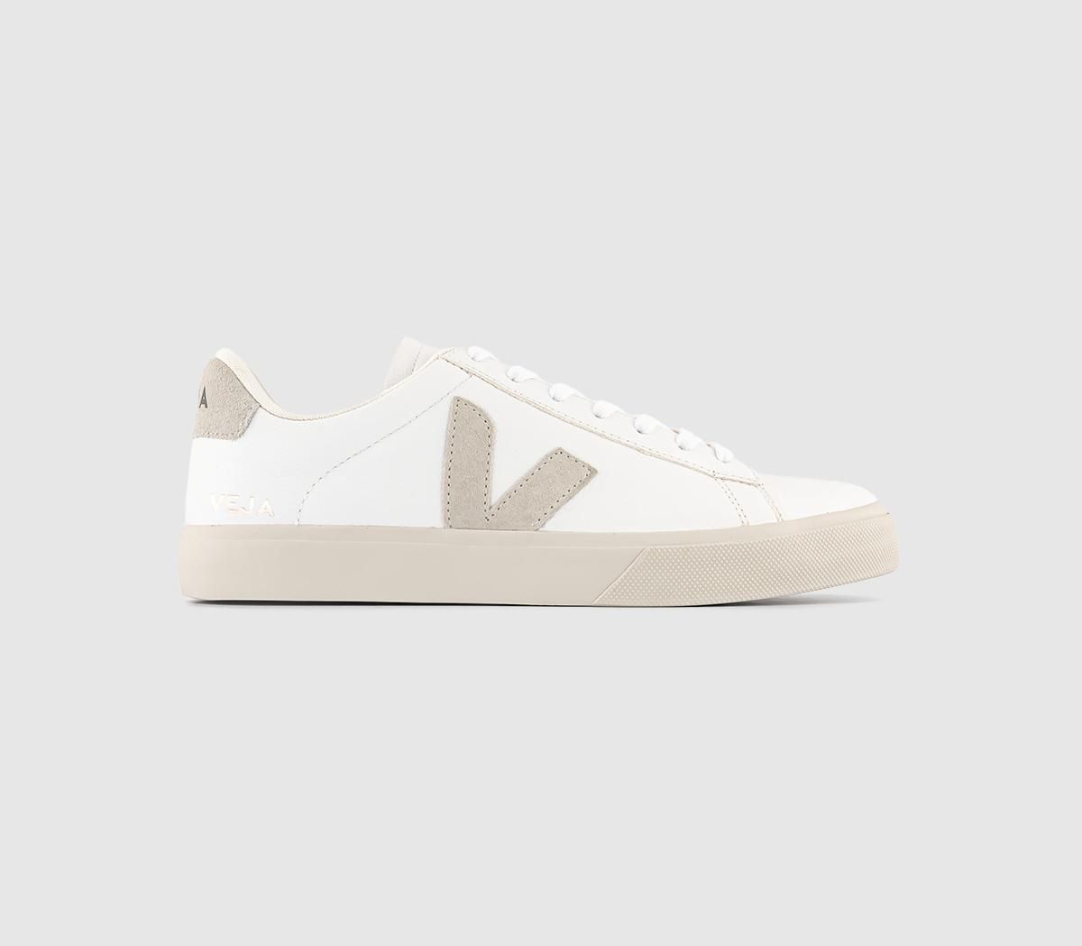Veja Campo Trainers White Natural Leather - Unisex Sportschuhe | Office London (DE)