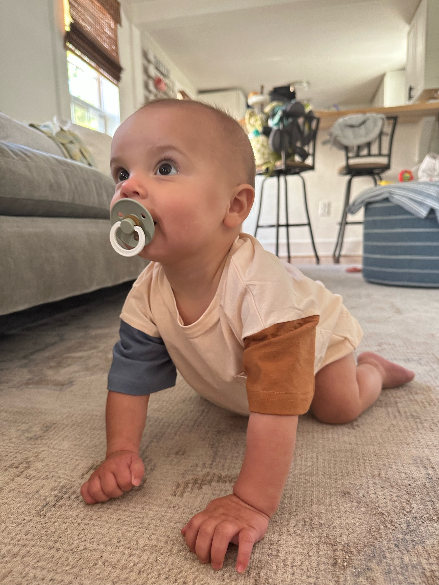 Kai’s Seven Months! #babyclothes #babyromper #babyboy #boyclothes #amazonbaby 