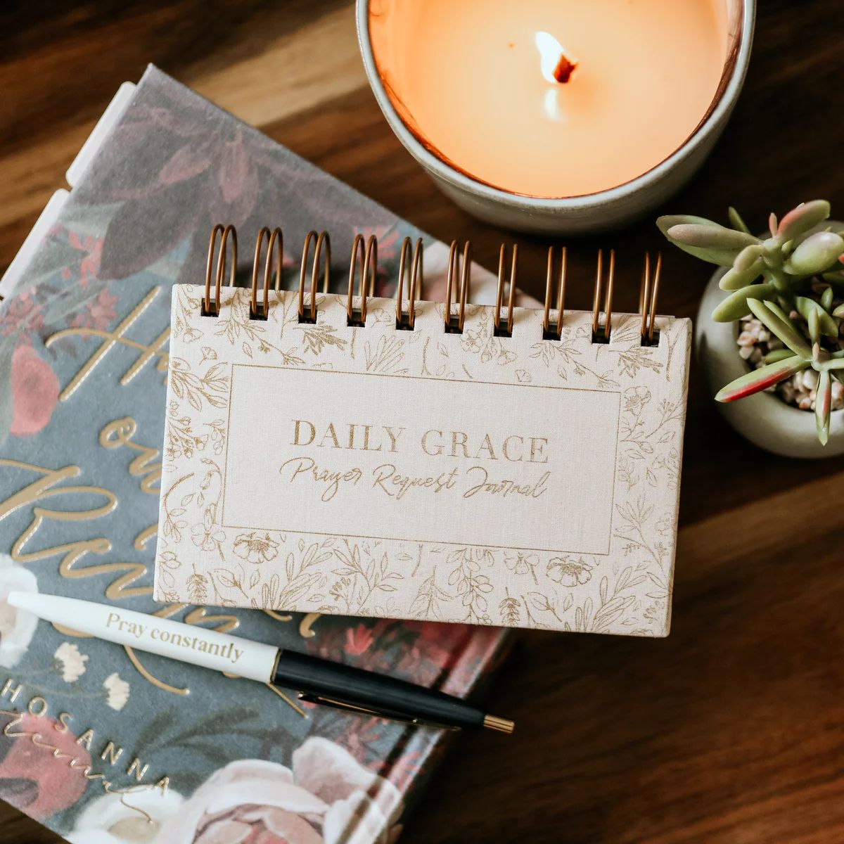 Mini Prayer Request Journal - Blush | The Daily Grace Co.