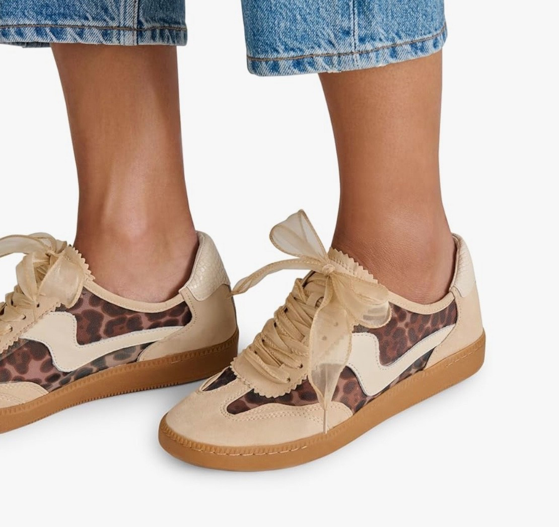 These Dolce Vita mesh sneakers are giving all the trendy vibes ✨ The mix of neutral tones + leopard detail makes them perfect for fall outfits. And the best part? They’re on sale for under $50 right now 🙌 Don’t wait—these will go fast! #LTKFinds #LTKSneakers #DolceVita

#LTKSeasonal #LTKSaleAlert #LTKShoeCrush