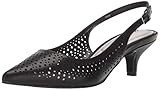 Easy Street Enchant Slingback Dress Pump on Kitten Heel, Black, 10 N US | Amazon (US)