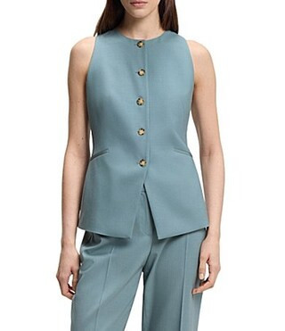 BOSS By Hugo Boss Juleran Coordinating Crew Neck Sleeveless Vest -  12 | Dillard's