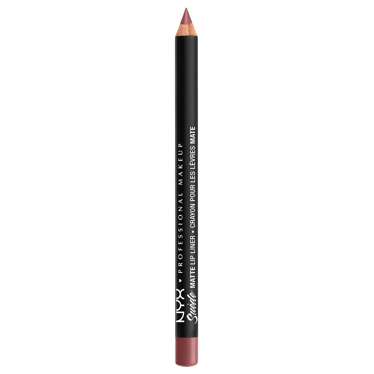 NYX Professional Makeup Suede Matte Velvet Smooth Lip Liner - Vegan Formula - Whipped Caviar - 0.... | Target