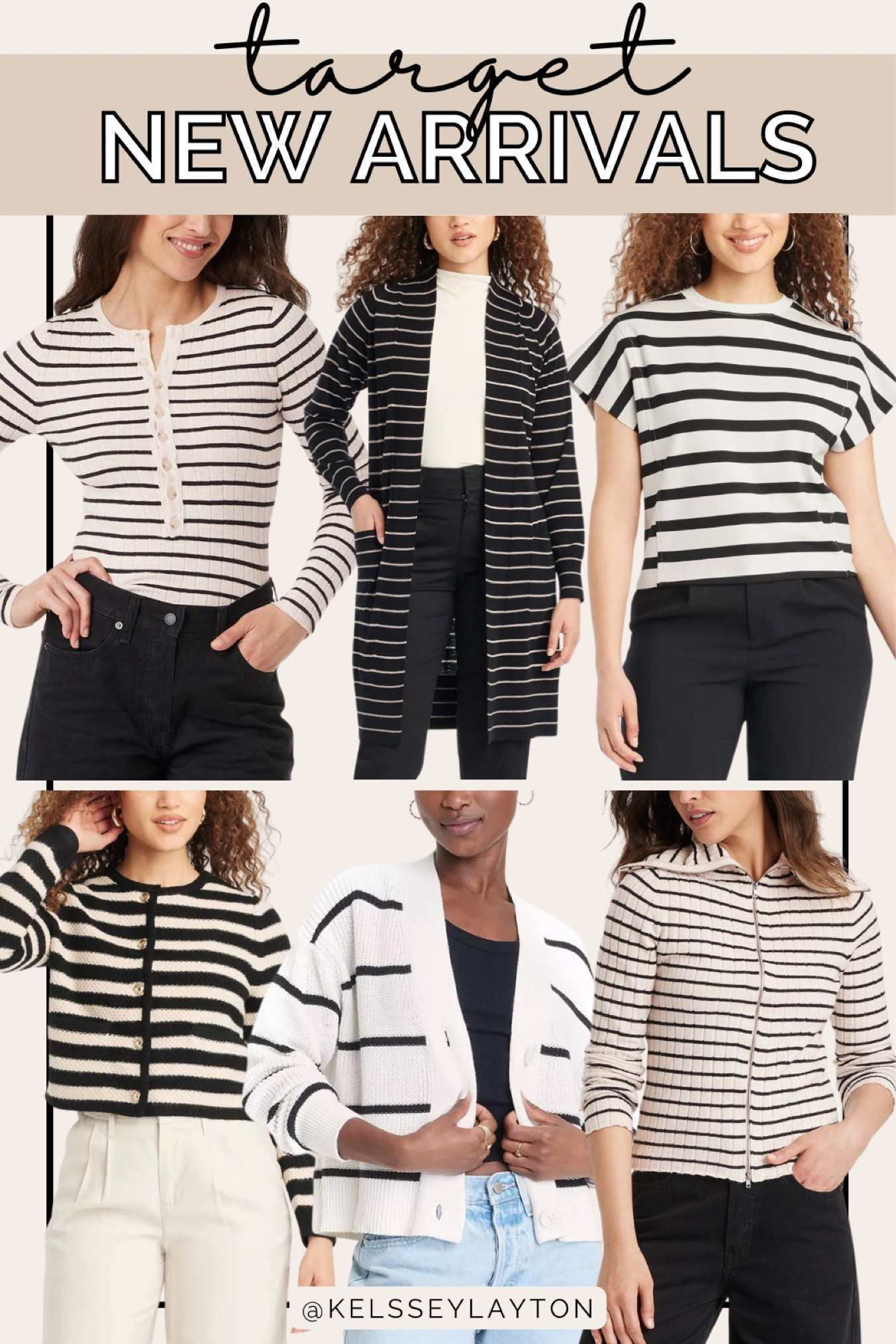 Target new arrivals, black and white stripes 

#LTKWorkwear #LTKFindsUnder50 #LTKBacktoSchool