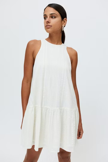 UO Maisy High-Neck Frock Dress | Urban Outfitters (US and RoW)