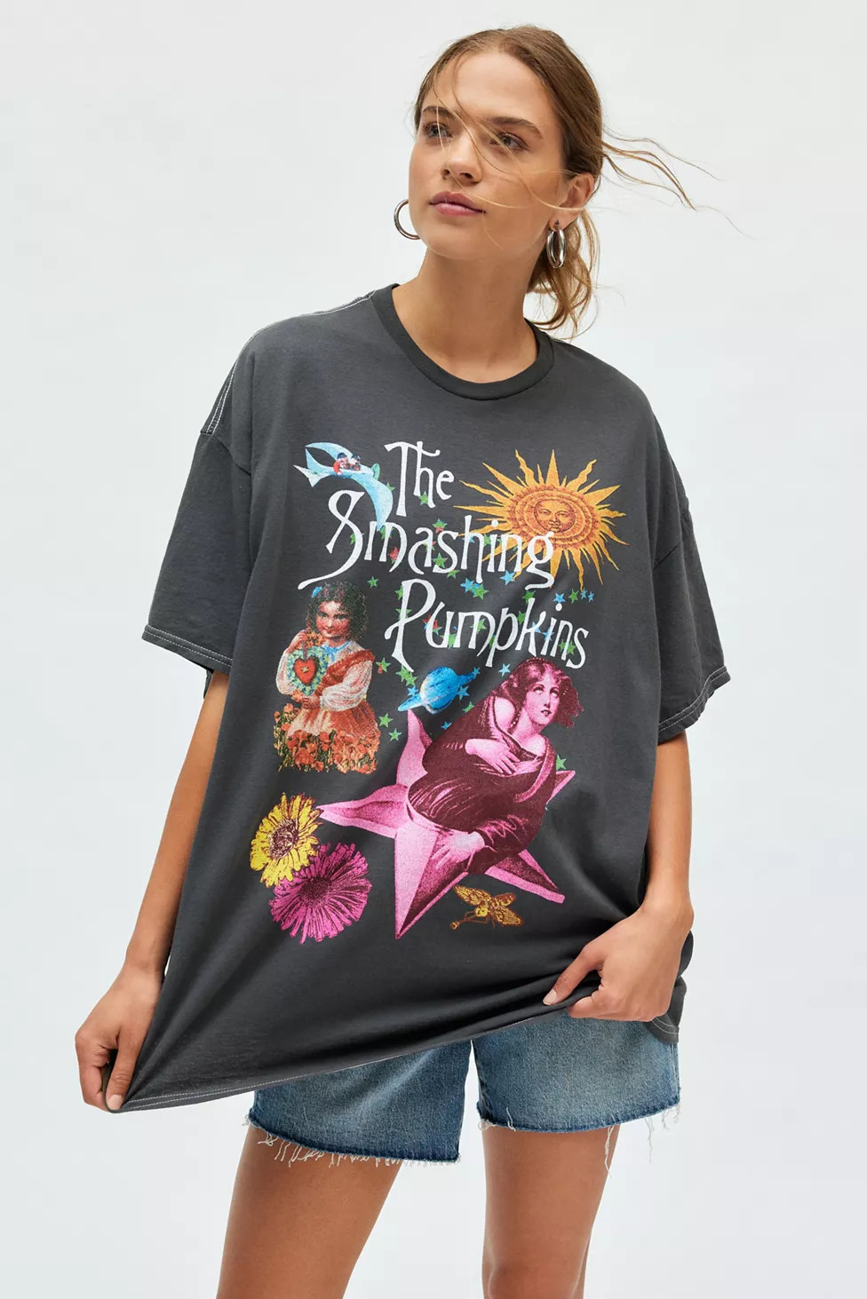 Smashing Pumpkins Tour Graphic T-Shirt Dress | Urban Outfitters (US and RoW)