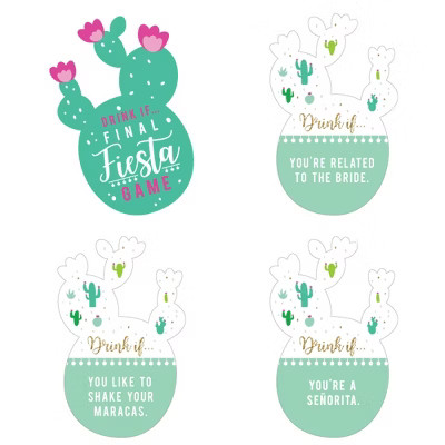 Big Dot of Happiness Drink If Game - Final Fiesta - Last Fiesta Bachelorette Party Game - 24 Coun... | Target