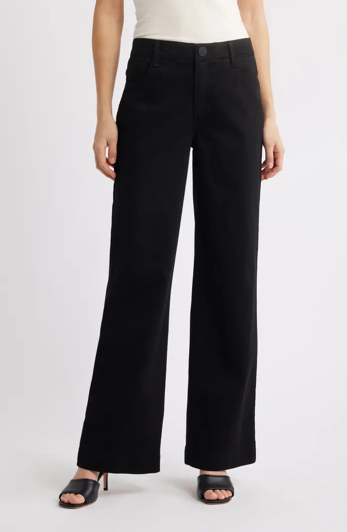 Sam 'Ab'Solution High Waist Wide Leg Jeans | Nordstrom