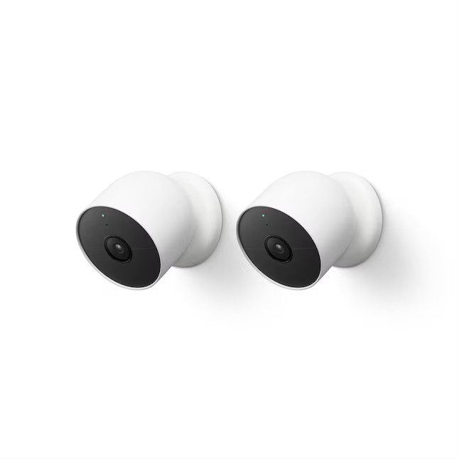 Google Nest Cam - Battery-Powered Wireless Indoor and Outdoor Smart Home Security Camera - 2 Pack... | Lowe's