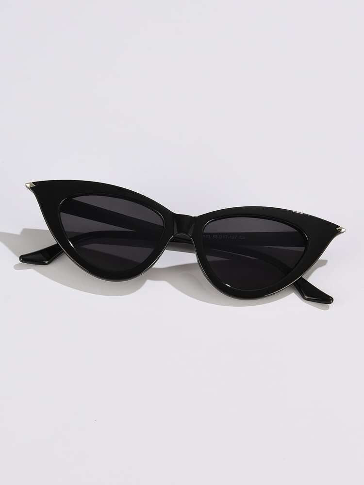Cat Eye Tinted Lens Fashion Glasses | SHEIN